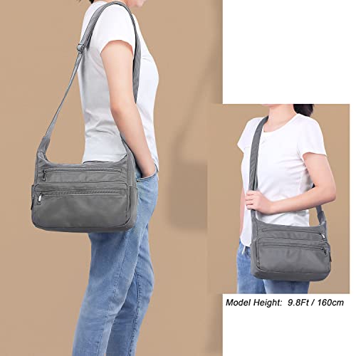 VOLGANIK Women's RFID Protection Fabric Crossbody Bag