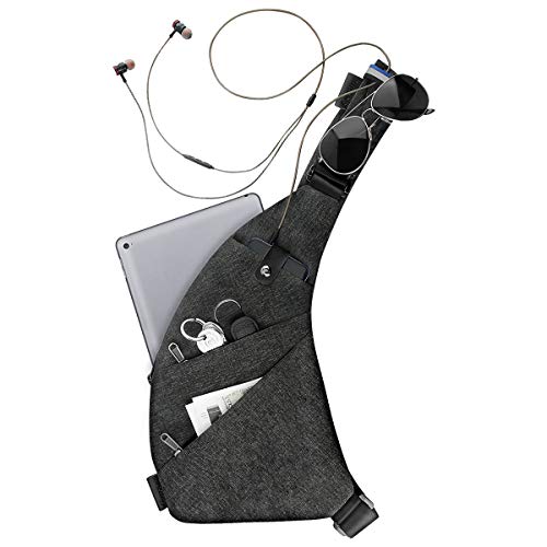 MRang Theft-Proof Waterproof Sling Bag for Travel Women Men